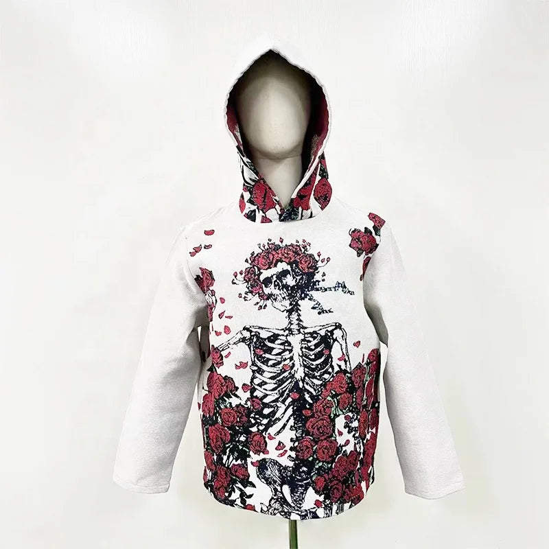 Wholesale Factory Custom Long Sleeve Tapestry Hoodies Tapestry Hoodie Men