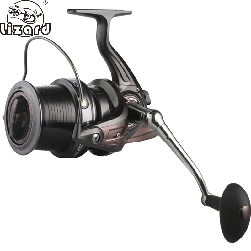 Lizard 10000 Size Full Metal Spool Jigging Trolling Long Shot Casting for Carp and Salt Water Surf Spinning Big Sea Fishing Reel