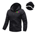 Wholesale Custom logo Jacket With Detachable Hat Lined Zip up Coat Windproof Waterproof Men's Jackets