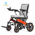 2024 New Hot Sale Double Plug-in Lithium Battery Foldable Power Wheelchair Intelligent Aluminum Alloy Electric Wheelchair