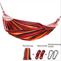 Boho Style Outdoor Camping Hammock Bed Single or Double Made of Cotton Canvas for Adults