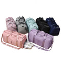 Portable Travelling Duffel Handbag Sports Tote Luggage Bag Shoulder Weekender Nylon Travel Duffle Bag Waterproof Gym Bag