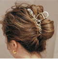 Women Claw Clips Flower Shapes Claw Hair Clip for Women Metal Shark Clamp Hair Accessories Hairgrips