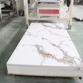 Waterproof Bathroom Paneling Sheets Wood Veneer Wall Panel Bamboo Charcoal Wood Veneer Marble Wall Panel
