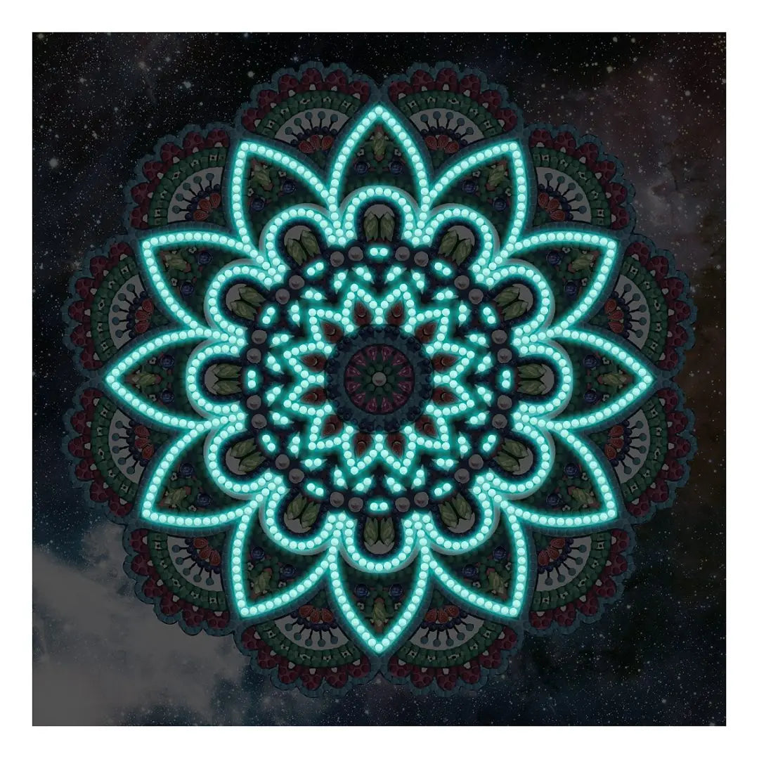 Luminous 5D DIY Diamond Painting Special Shape Partial Drill Glow Diamond Painting Cross Stitch Wall Home Decor