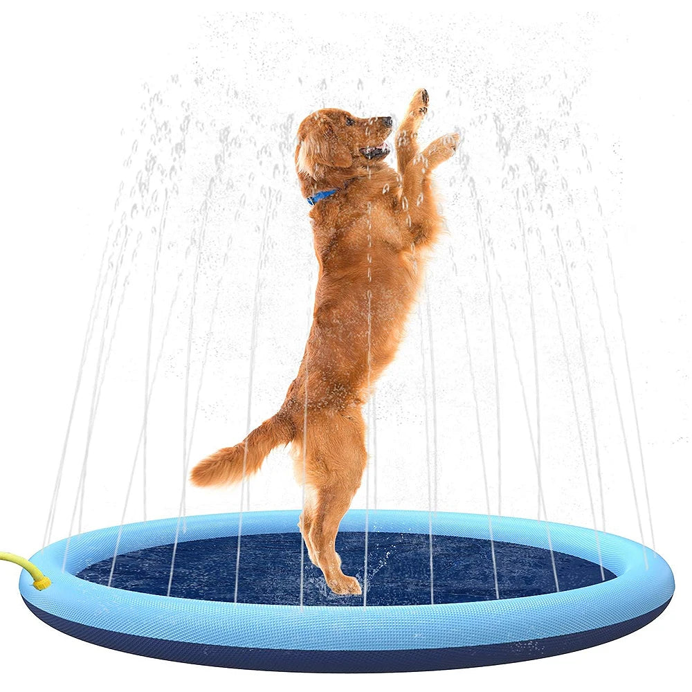 Manufacturer Wholesale Summer Round Cool Dog Water Spray Pad