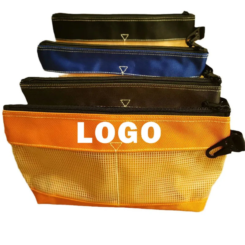 Transparent PVC Waterproof Anti-static Hardware Tool Bag Hand-held Bag Electrician Maintenance Small Lightweight Storage Bag