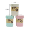 Microwave Soup Cup Seal With Lock Vented Lid Wheat Straw Plastic Soup Bowl Plastic