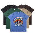Hot Selling Fashion Customization T-shirt OEM Blank Solid Oversized Round Neck T-Shirts Washed Men's Vintage Tshirt