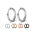 2023 Hiphop High Quality Titanium Steel Earrings Fancy Jewelry Cheap Unisex Mini Hoop Stainless Steel HOOP EARRING for Men