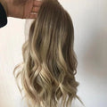 Jewish Brazilian Hair Wig Blonde Wig with Highlights