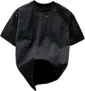 Crystal Hotfix Rhinestone Heat Transfer logo Custom Brand Bling Bling Rhinestone Print nfl Heat Transfer for Clothing