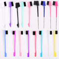 Leeons Multifunction 3-in-1 Eyebrow & Edge Control Double-Sided Nylon Waterproof Compact Hair Styling Tool