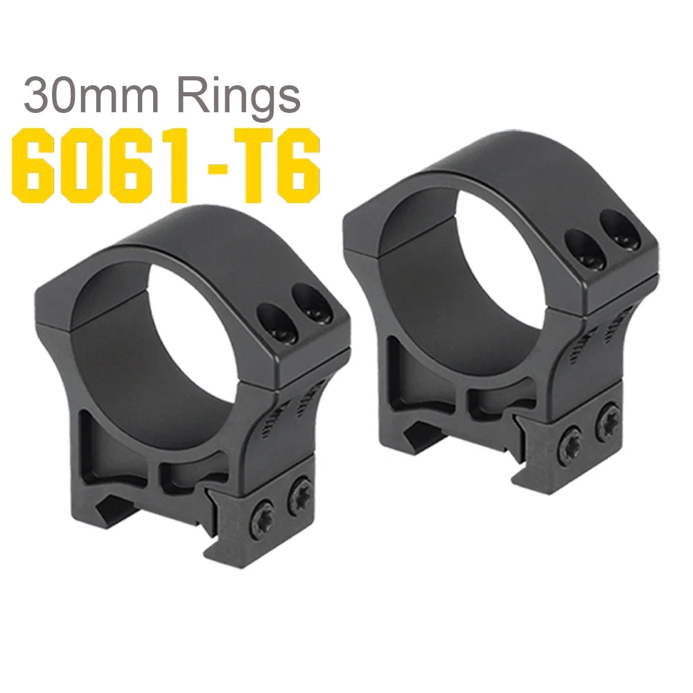 Ohhunt OEM 1 Inch Center Height Scope Mount Bracket 6061-T6 Hard Coat Anodized 30mm Scope Rings Hunting