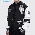 OEM High Quality Chenille Embroidery Men's College Custom Baseball Bomber Letterman Crop Applique Jersey Boxy Fit Winter Stand