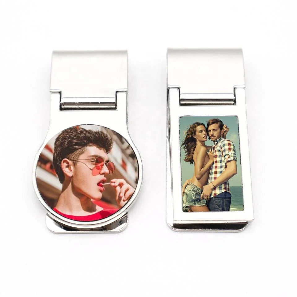 Blank Sublimation Custom Modern Portable Money Clips for Men Wallet
