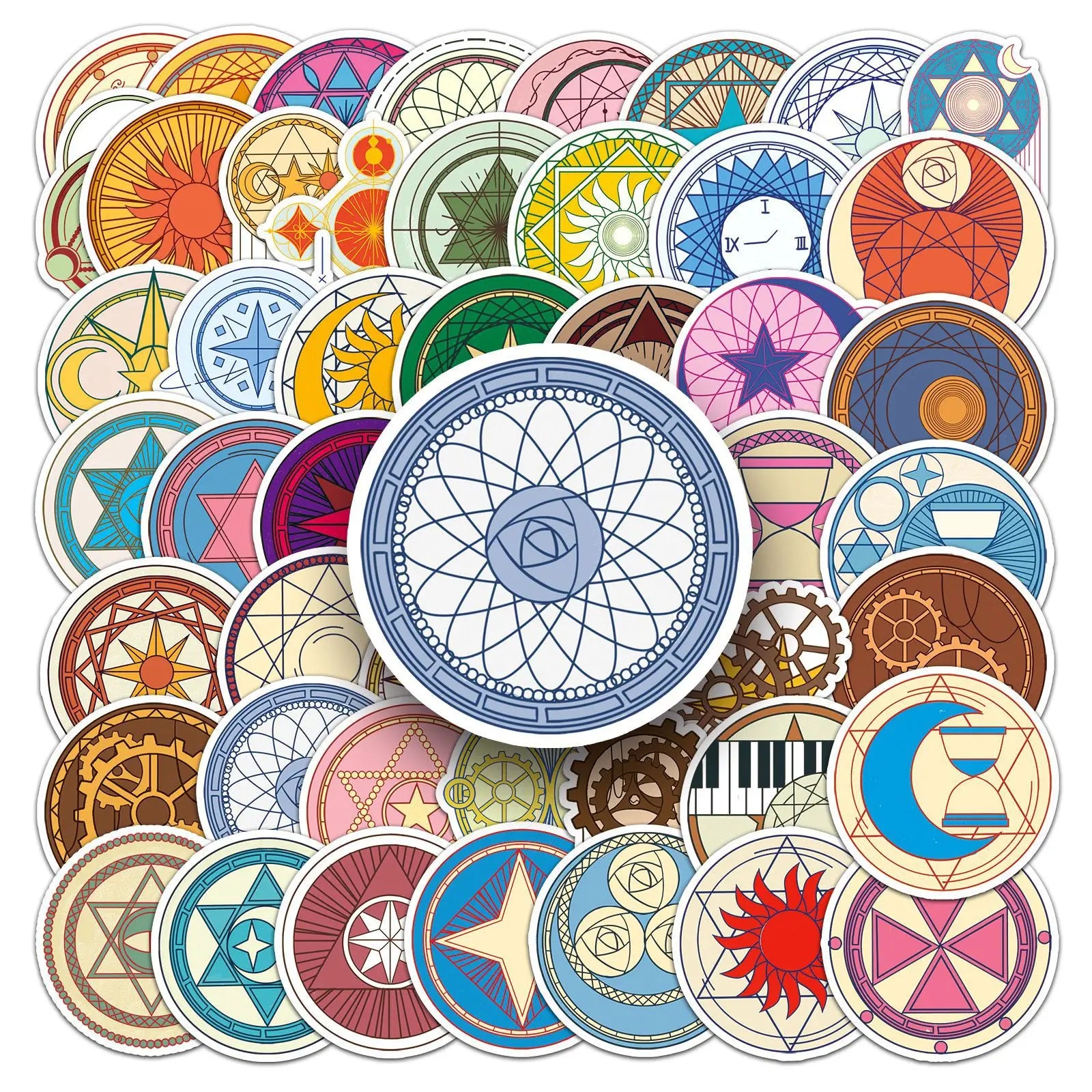 Custom Stickers Etiquetas Autocollant Anime Cute Personalizadas Print Logo Die Cut Vinyl Packaging Labels Set Pack Stickers