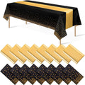 Modern Gold/Silver/Black Disposable Dot Design Metallic Emboss Tablecloth for Birthday and Weddings Tablecloth and Table Runner