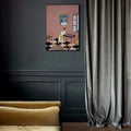 Fashionable Grommet Velvet Curtains Polyester Thermal Blackout Flame Retardant Customizable Sizes for Living Room Windows Home