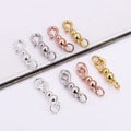 New Design 925 Sterling Silver S Shaped Hook Clasp for Pearl Bracelet Necklace Jewelry Making Supply