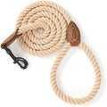 Premium Cotton Dog Leash-Personalized Solid Braided Rope Macrame Design