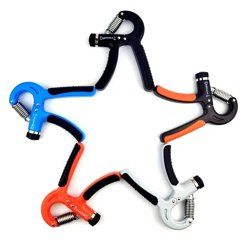 YIWU High Quality Adjustable R-Shape Custom Handles Hand Grip Workout Finger Strengthener with Massage Area Available Wholesales