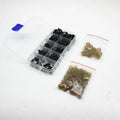 Wholesale Eco-Friendly Shank 6-12mm 100Pcs/Box Plastic Safety Doll Eyes for Teddy Bear Animal Puppet Children Toy