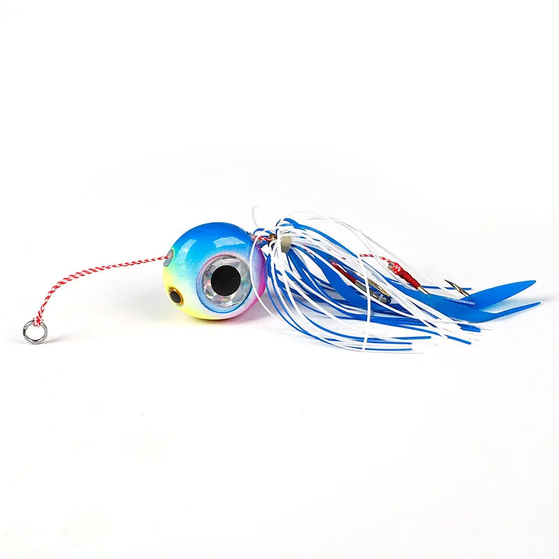Noeby Tenya Kabura Saltwater Jighead Skirt Trolling Fishing Lure Lead Fish