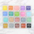 Wholesale Non Toxic Kids DIY Art Craft Glitter Ink Stamp Pad of 20 Colours Choice