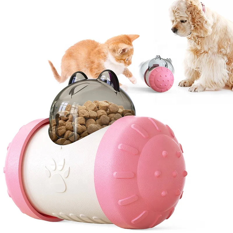 Multi Function Pet Cat Dog Supplies Durable Kitten Puppy Puzzle Toys Tumbler Leaking Food Feeder for Cats Dogs