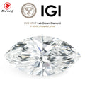 Redleaf Jewelry CVD DEF 1-Carat Small Size Marquise Cut Lab Grown Diamond IGI Certified HPHT VVS Loose Diamonds