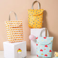 Wholesale Price Reusable Waterproof Portable Wet Bag Diaper Organizer Big Capacity Mummy Bag for Baby Diaper Nappy Printed for