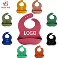 Baby Bibs Waterproof Silicone Cute Cartoon Feeding Apron Baby Newborn Aprons Baby Bibs Adjustable Different Styles of Bibs
