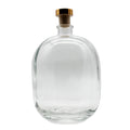 1000ml Beverages Glass Bottle Short Neck Round Ball Gin Glass Bottle Liquor