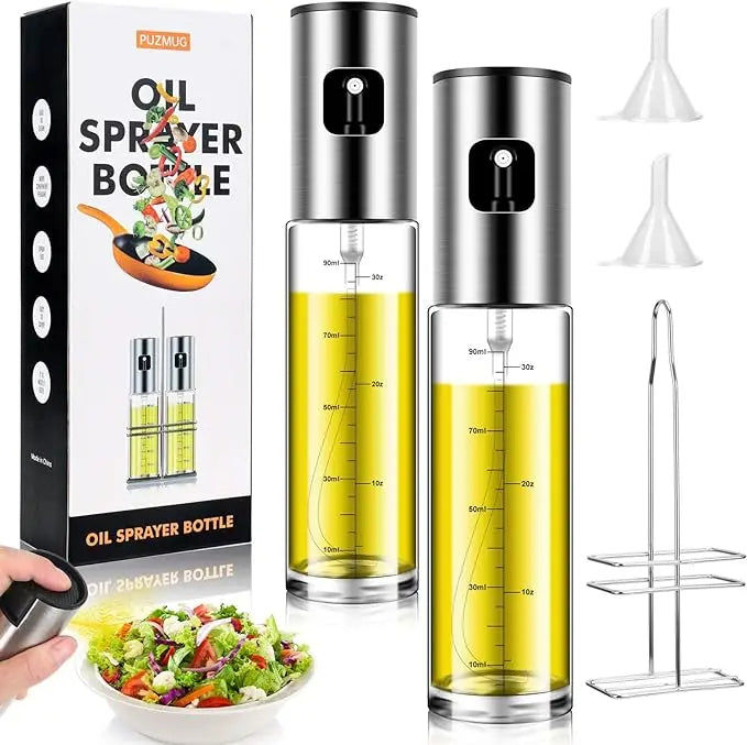 Factory Wholesale Baking Cooking BBQ Stainless Steel Food Glass Bottle Brush Funnel Silicone Sweep Kitchen Tool Set Oil Sprayer