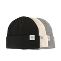 OEM Customizable Winter Outdoor Private Label Woven Logo Sports Knit Cap Beanie Hat
