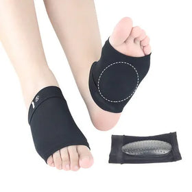 JOGHN Bandage Foot Arch Support Sleeve Heel Socks Foot Care Insoles Foot Pad with Gel Cushion