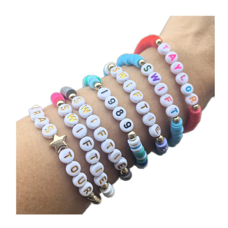 Charms Customize Custom Fashion Accessories for Girls for Heshi Polymer Clay Beads Taylor Friendship Bracelets