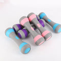 Adjustable 2kg Weight Dumbles Workout for Women Blue Color Exercise Dumbbell Set
