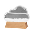 Creative Cloud Shaped Storm Glass Bottle Desktop Weather Station Weather Predictor Home Decor Barometer Droplet Storm Glass