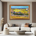 Home Decor Impressionist Landscape Artwork Reproduction Handmade Oil on Canvas Harvest Famous Van Gogh Museum Quality Paintings