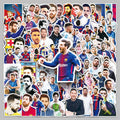 101PCS Hot-selling Cool Personality Cool Star Lionel AndrÃ©s Messi Sticker Charging Pencil case Computer Desk Sticker