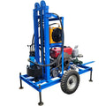 22 Horsepower Wheels Rotary Diesel Drilling Rig 150m Depth Underground Deep Water Well Borehole Drilling Rig Machine