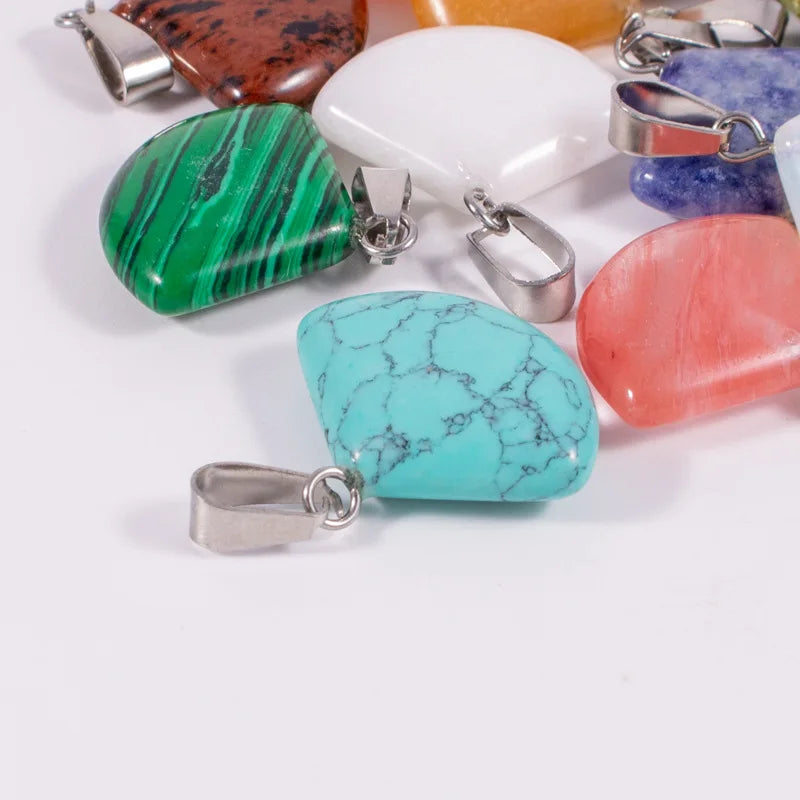 Huiying Chinese Gemstone Sector Healing Crystal Jade Pendant Jewelry