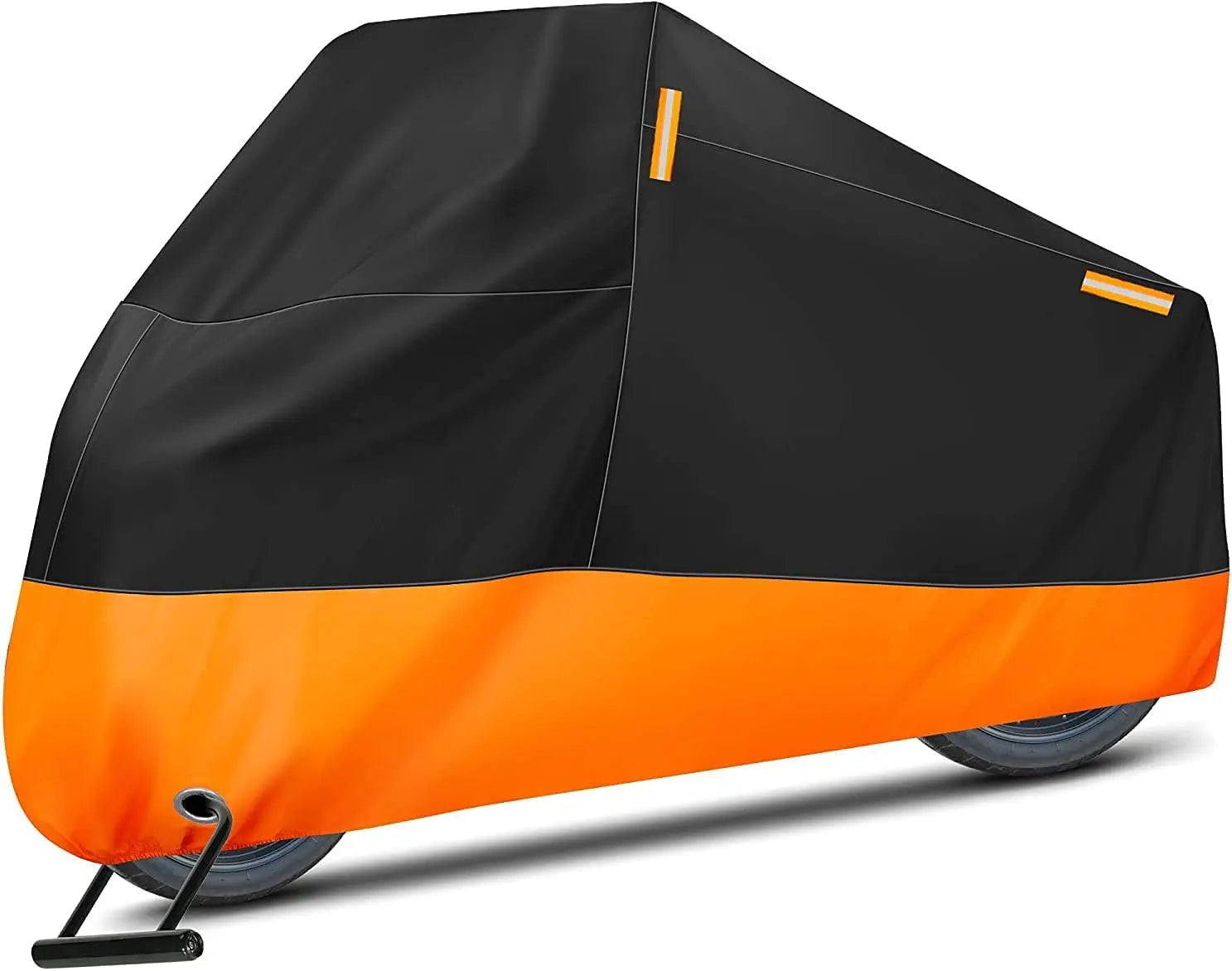 WOQI Polyester Tear-Proof/UV Proof/Waterproof Motorcycle Cover with Lock Hole