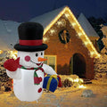 1.2m LED Light Christmas Snowman Outdoor Inflatable Decoration for Festive Decorations