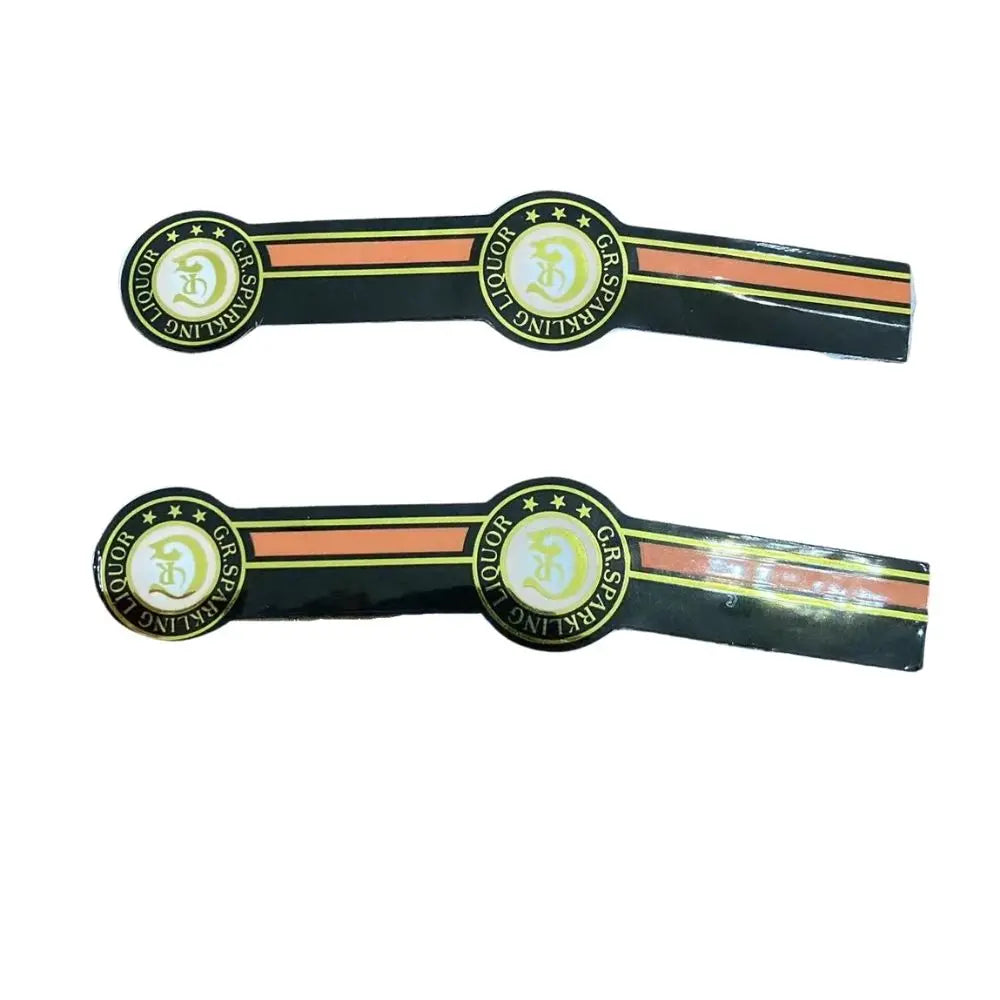 Accept Customization Waterproof UV Printing Adhesive Sticker Cigar Label Custom