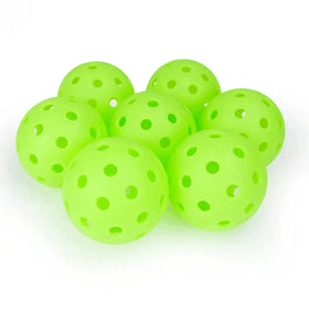 74MM TPE Green Pickleball Balls 40 Holes 25g for Outdoor Sports
