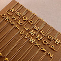 Adjustable 18k Gold Plated 26 Letters Word Stainless Steel Initial Bracelet Wholesale