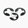 M1.2 M1.5 M2 M3 M3.5 M4 M5 M6 M7 M8 M9 M10 M12 M15 Black Steel E Clip Circlip Retaining Ring Washer for Shaft Fastener